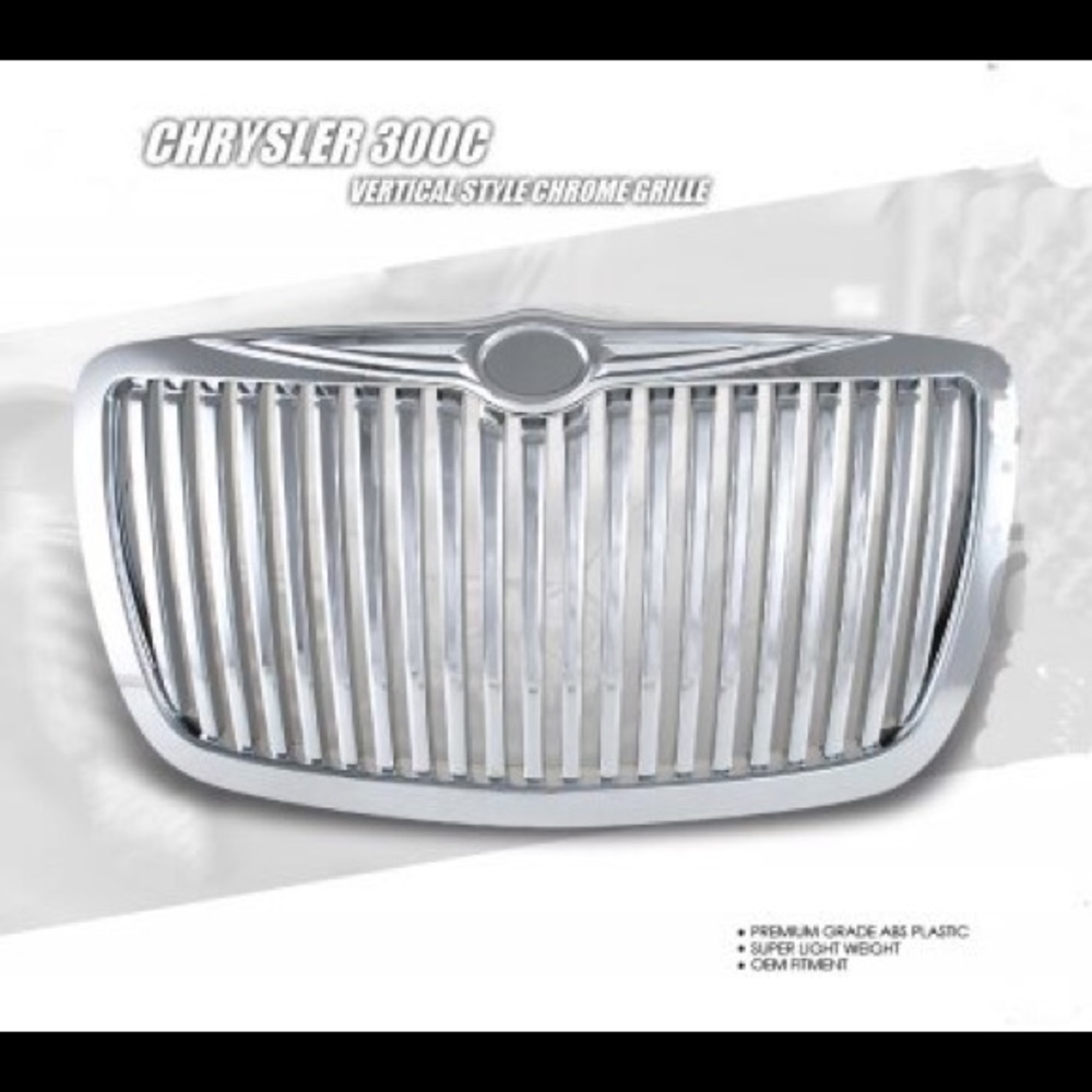 Chrysler 300C 2005-2010 Chrome Vertical Grille
